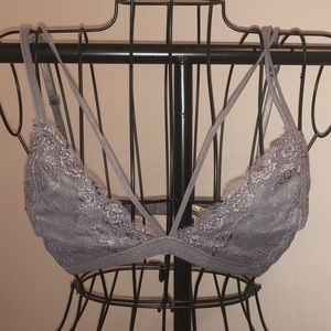 Grey Lace Bralette